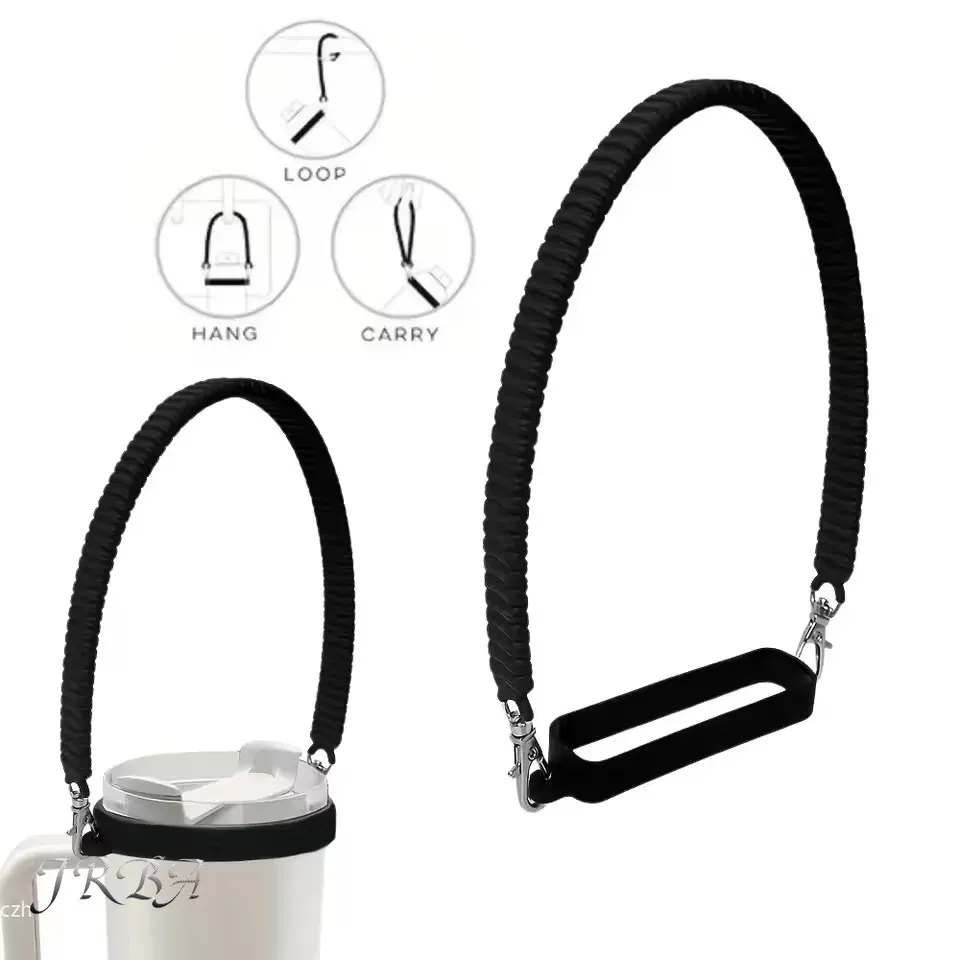 Poignée de transport en silicone pour bouteille d'eau, compatible 8 à 40 oz