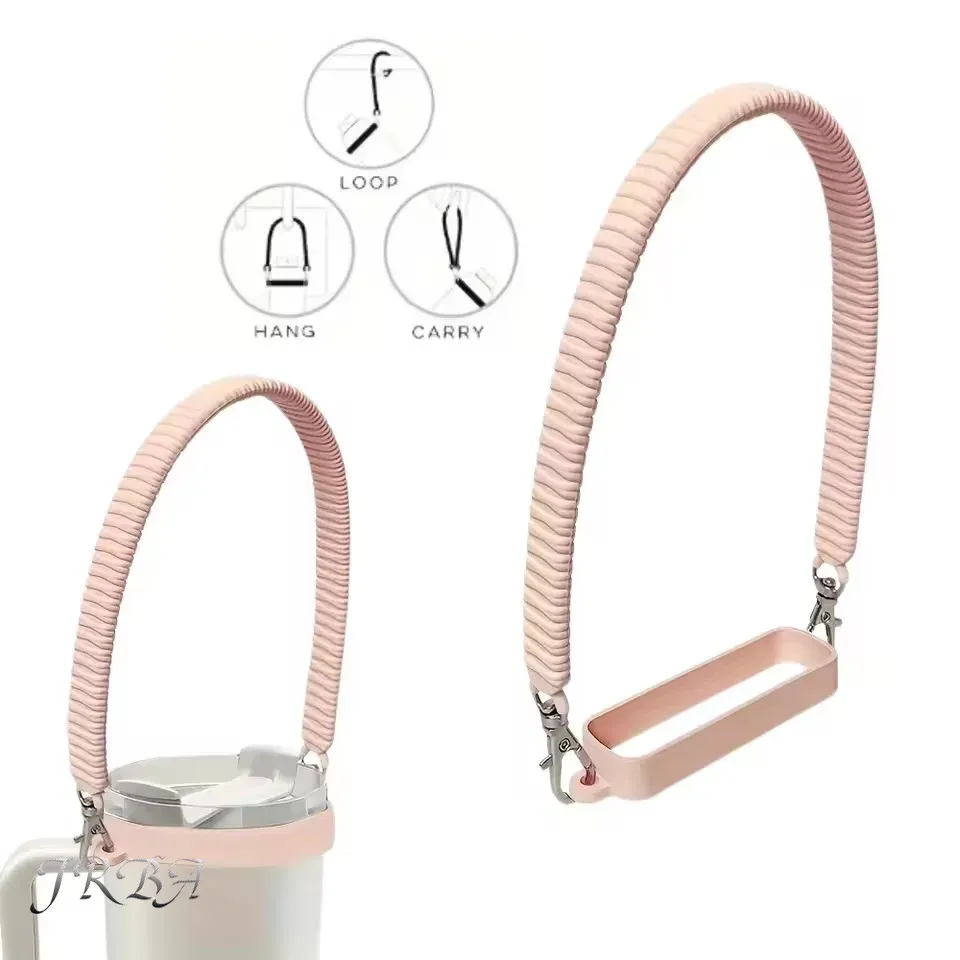 Poignée de transport en silicone pour bouteille d'eau, compatible 8 à 40 oz 4