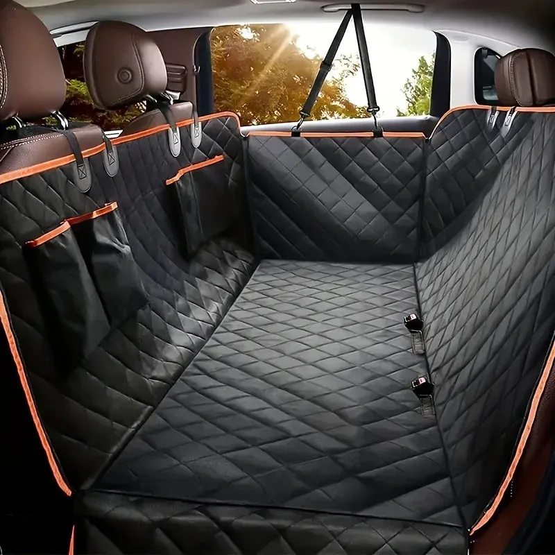 Housse de siège auto imperméable et résistante aux rayures pour chien, en forme de hamac
