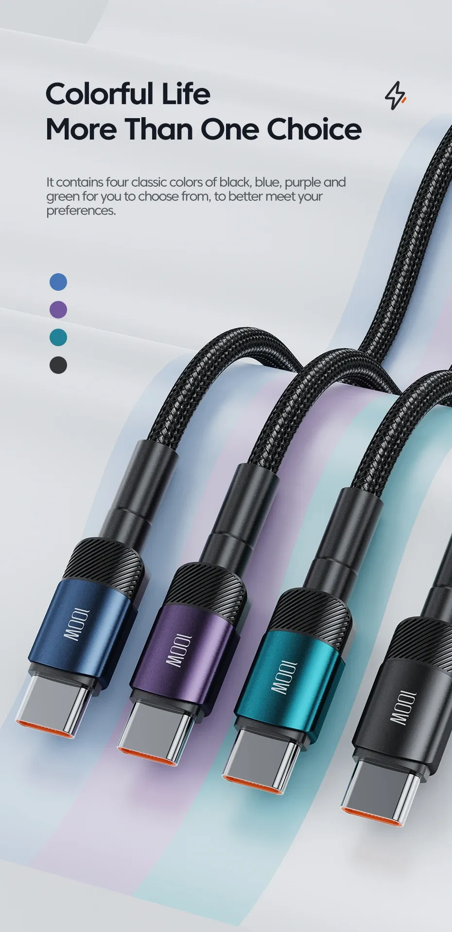 Quatre couleurs au choix