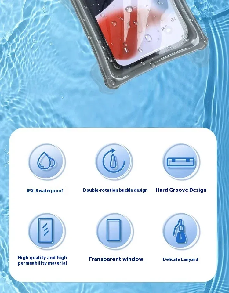 Étui étanche pour téléphone en situation