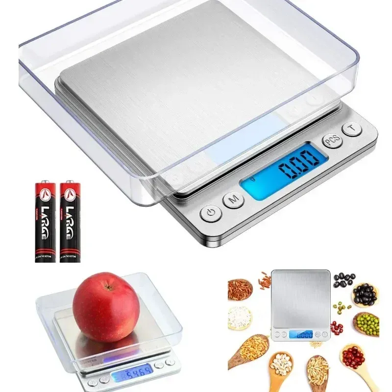 Balance de cuisine numérique 0,01 g, balance de précision intelligente pour bijoux, balance électronique de poche portable, balance alimentaire, balance en grammes 3