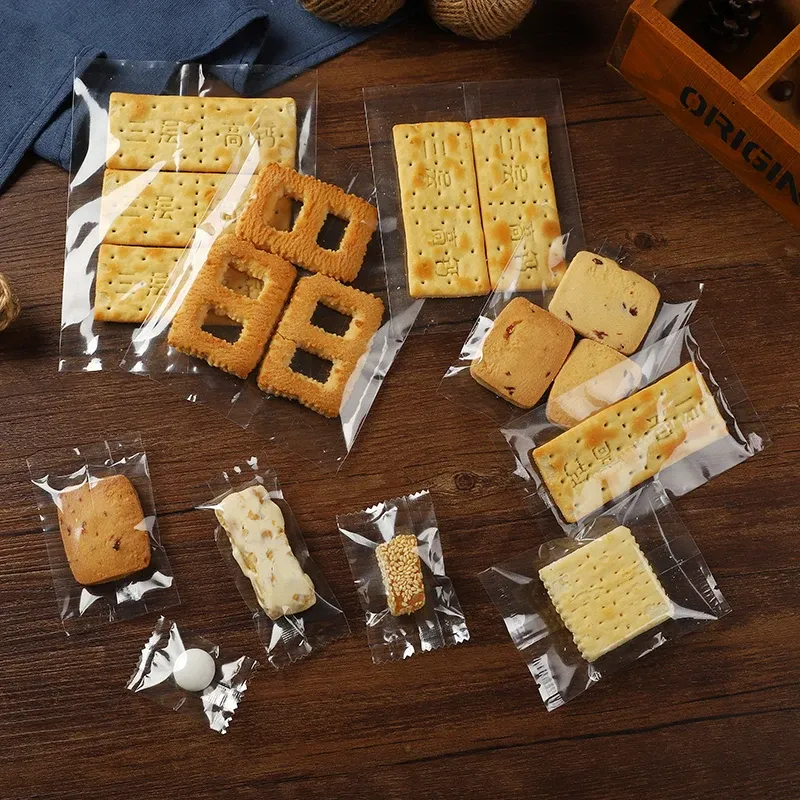 Sacs d'emballage en plastique givré alimentaire, épais et réutilisables pour biscuits, bonbons, cookies et gâteaux, avec machine de scellage LBSISI (usage bricolage, cuisson et cadeau) 5