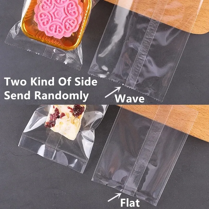 Sacs d'emballage en plastique givré alimentaire, épais et réutilisables pour biscuits, bonbons, cookies et gâteaux, avec machine de scellage LBSISI (usage bricolage, cuisson et cadeau) 6