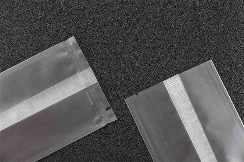Détail du film plastique givré