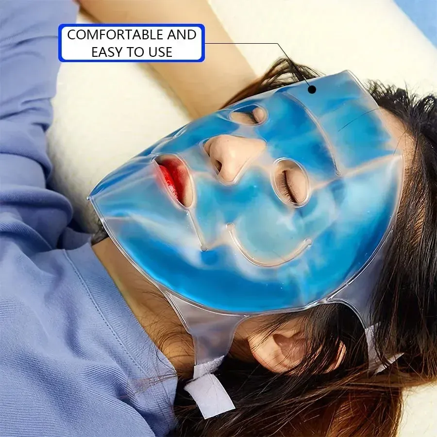 Masque rafraîchissant visage, finition élégante