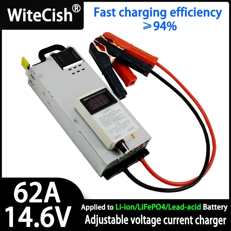 Chargeur rapide LiFePO4 14,6 V, réglable de 3 à 15 V et de 2 à 62 A 2