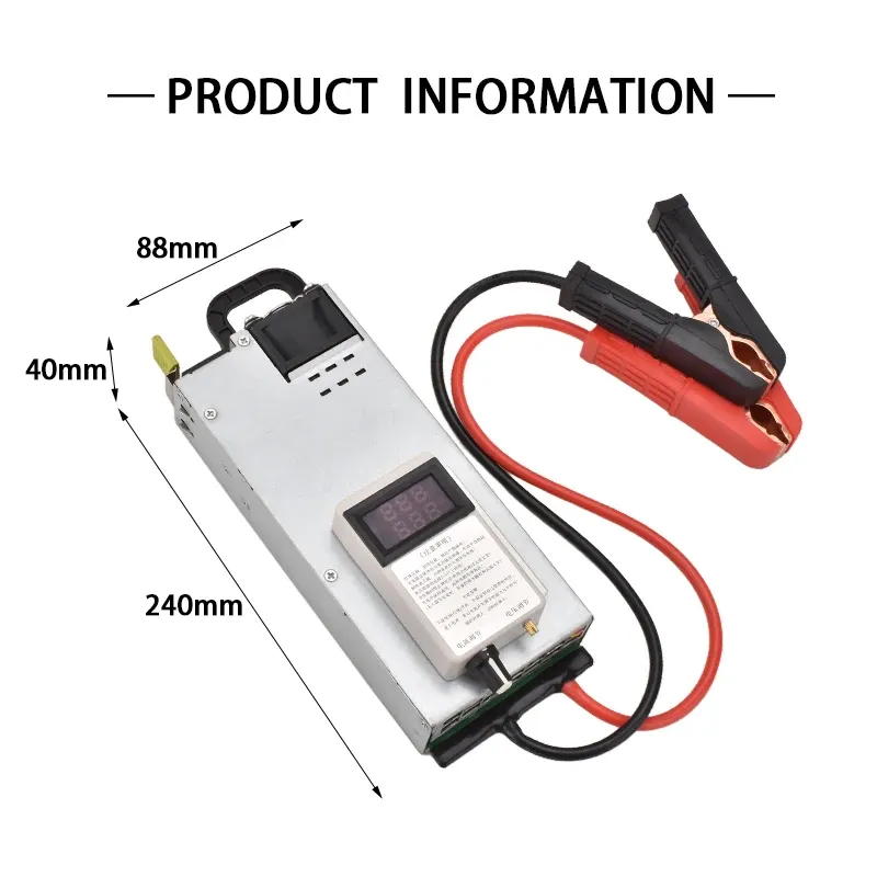 Chargeur rapide LiFePO4 14,6 V, réglable de 3 à 15 V et de 2 à 62 A 5