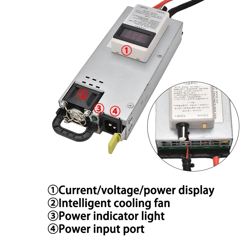 Chargeur LiFePO4 en situation d'utilisation