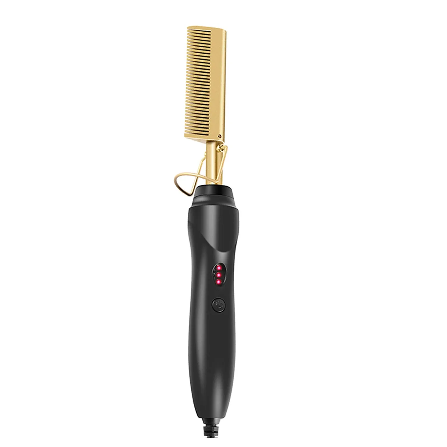 Peigne lisseur portable à chauffage rapide en cuivre, outil de coiffage professionnel 2 en 1 2