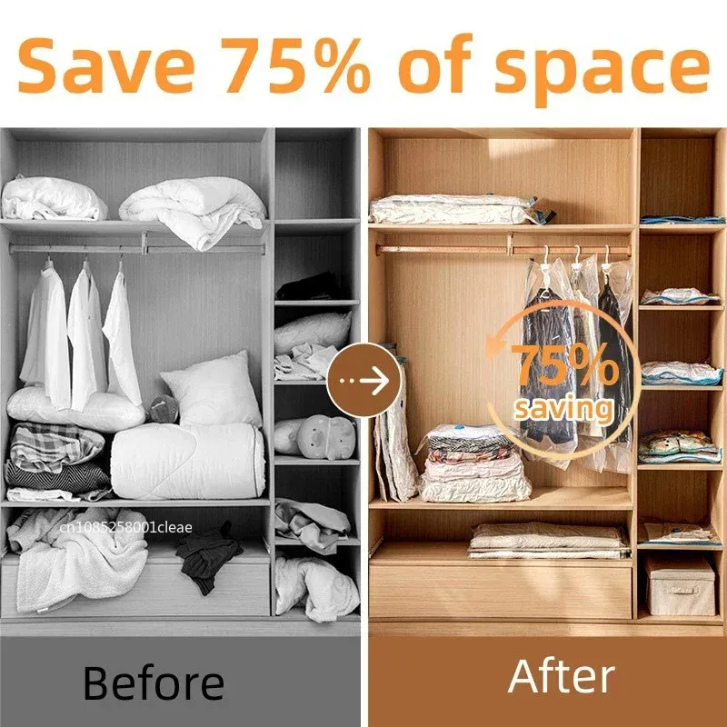 Sacs de rangement sous vide, usage quotidien