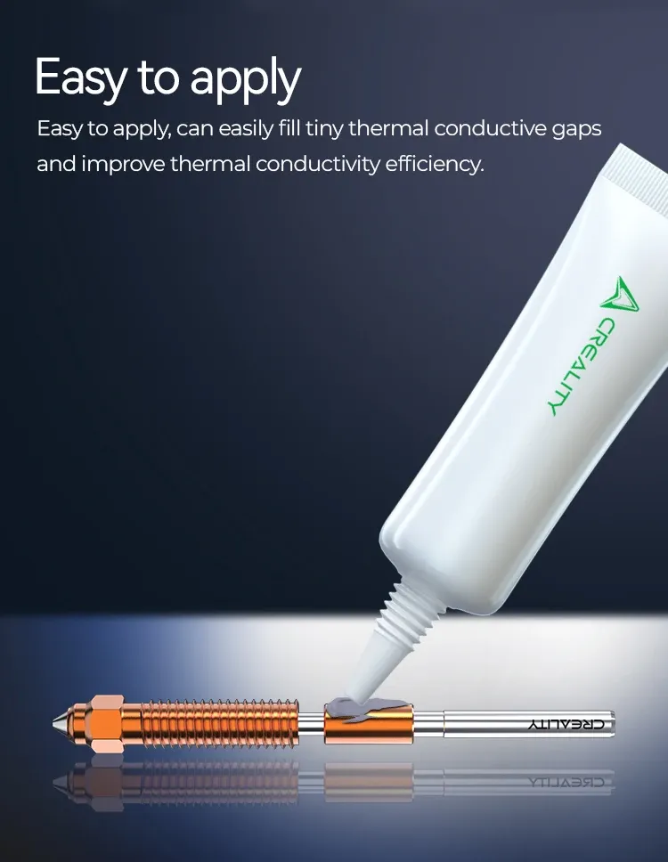 Application de la graisse thermique Creality