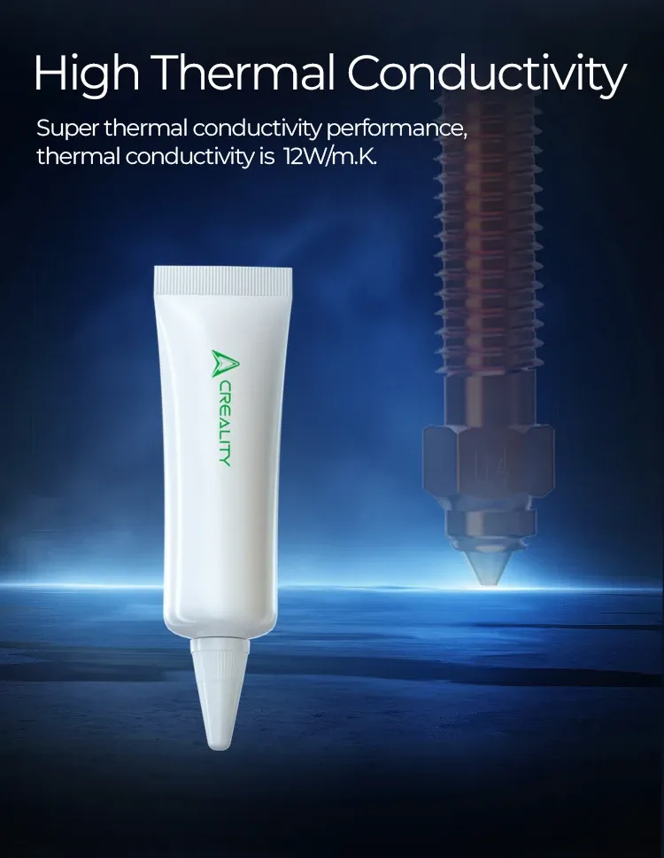 Graisse thermique Creality, transfert thermique optimisé