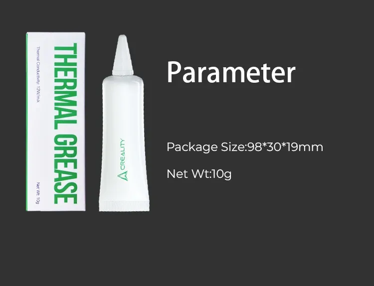 Graisse thermique Creality, utilisation sur imprimante 3D