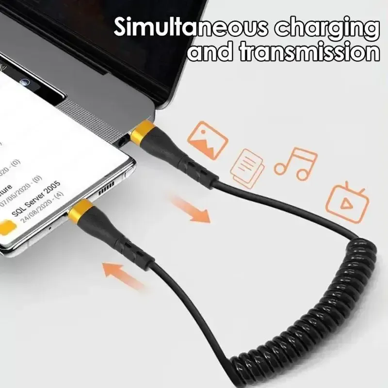 Câble USB-C vers USB-C PD 120W 5A, charge rapide, compatible iPhone 15, Xiaomi 12, Samsung S23 et MacBook 5