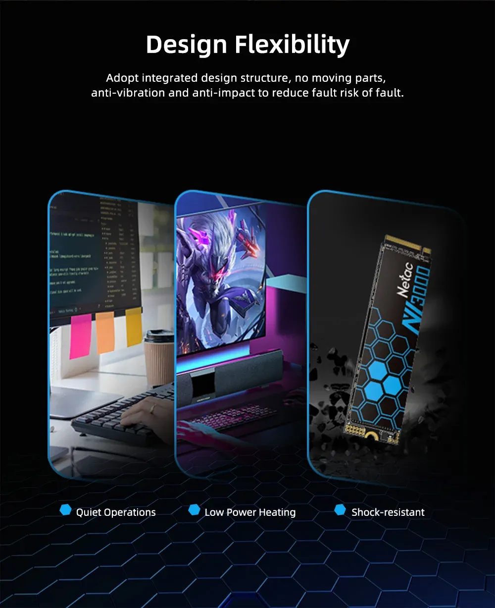 SSD Netac vu sous un autre angle