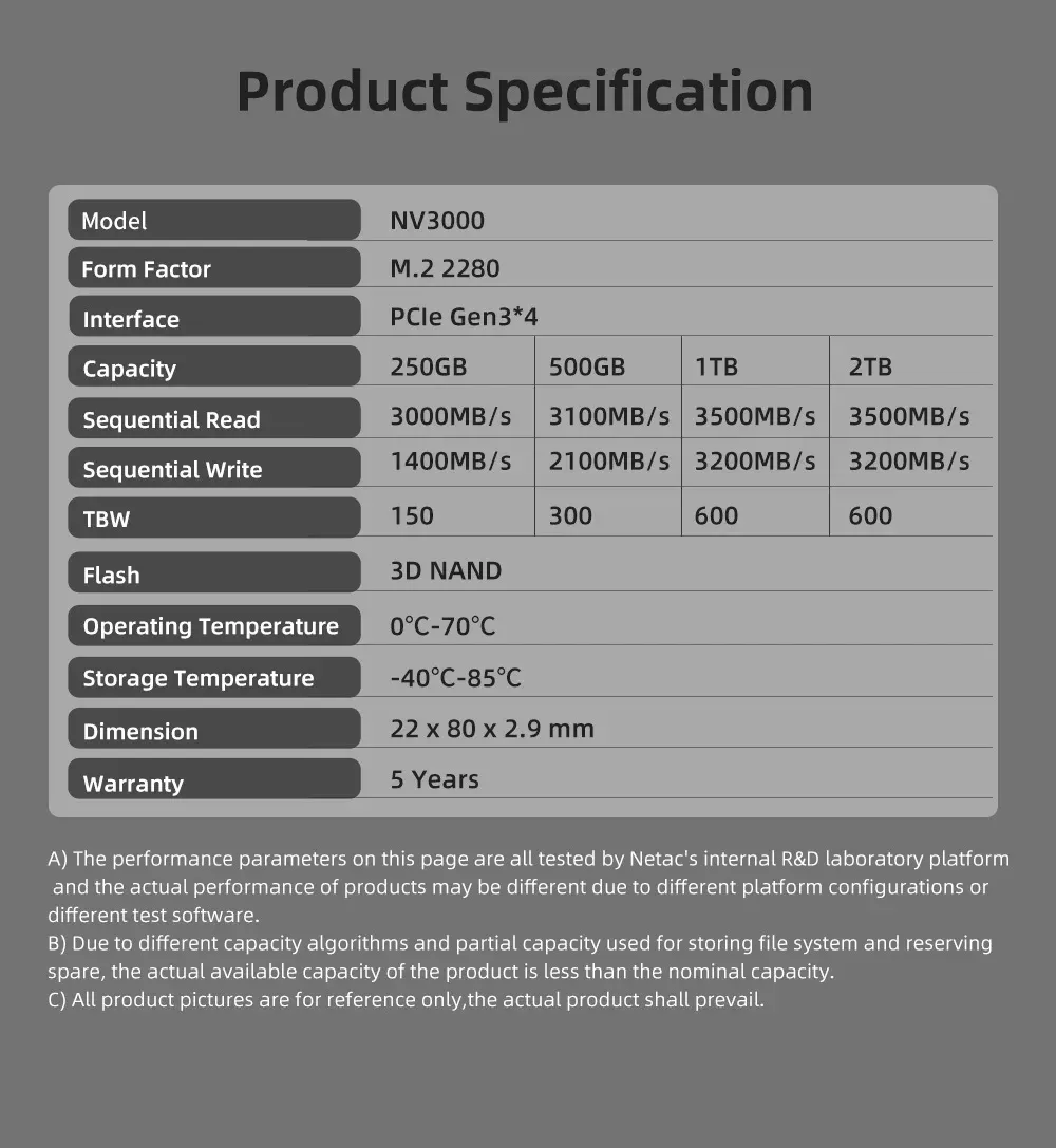 SSD Netac, performance au quotidien