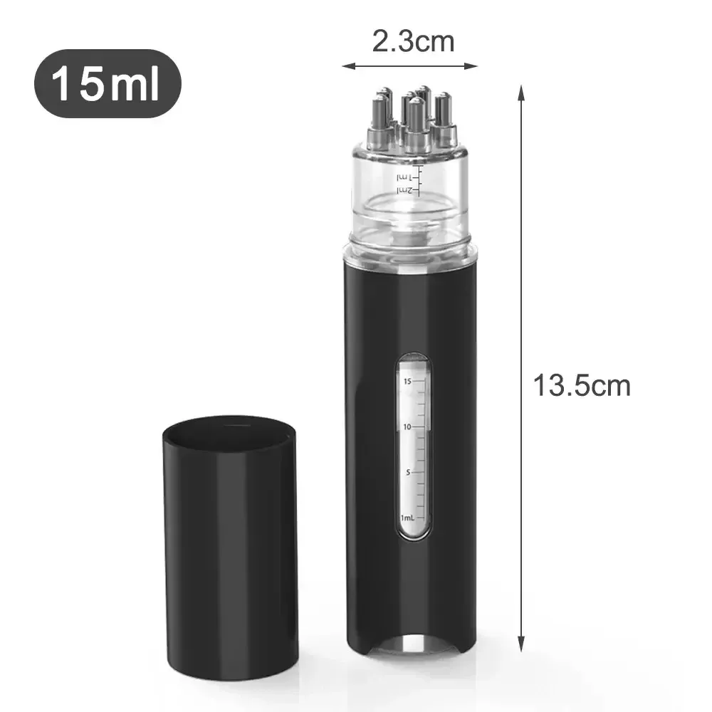 Applicateur portable pour cuir chevelu avec peigne, mini masseur, huile essentielle, guidage du liquide, anti-chute de cheveux, outil de soin du cuir chevelu, 1 pièce 8