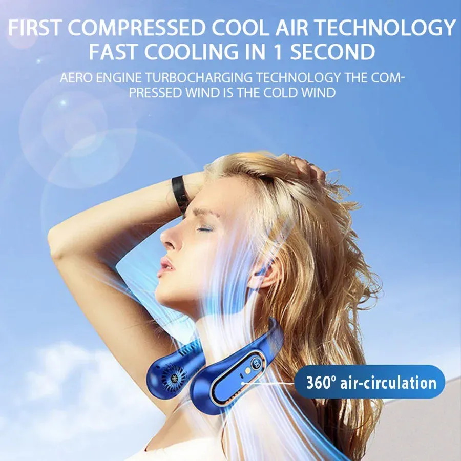 Ventilateur de cou portable, détails des commandes