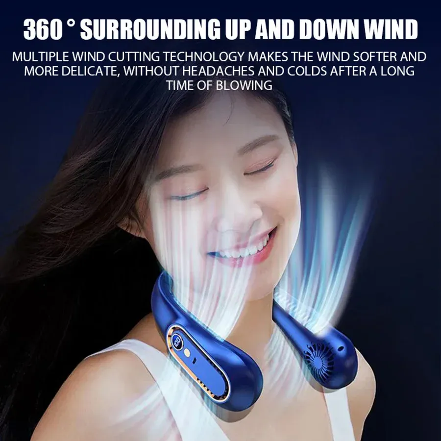 Ventilateur de cou portable, usage quotidien