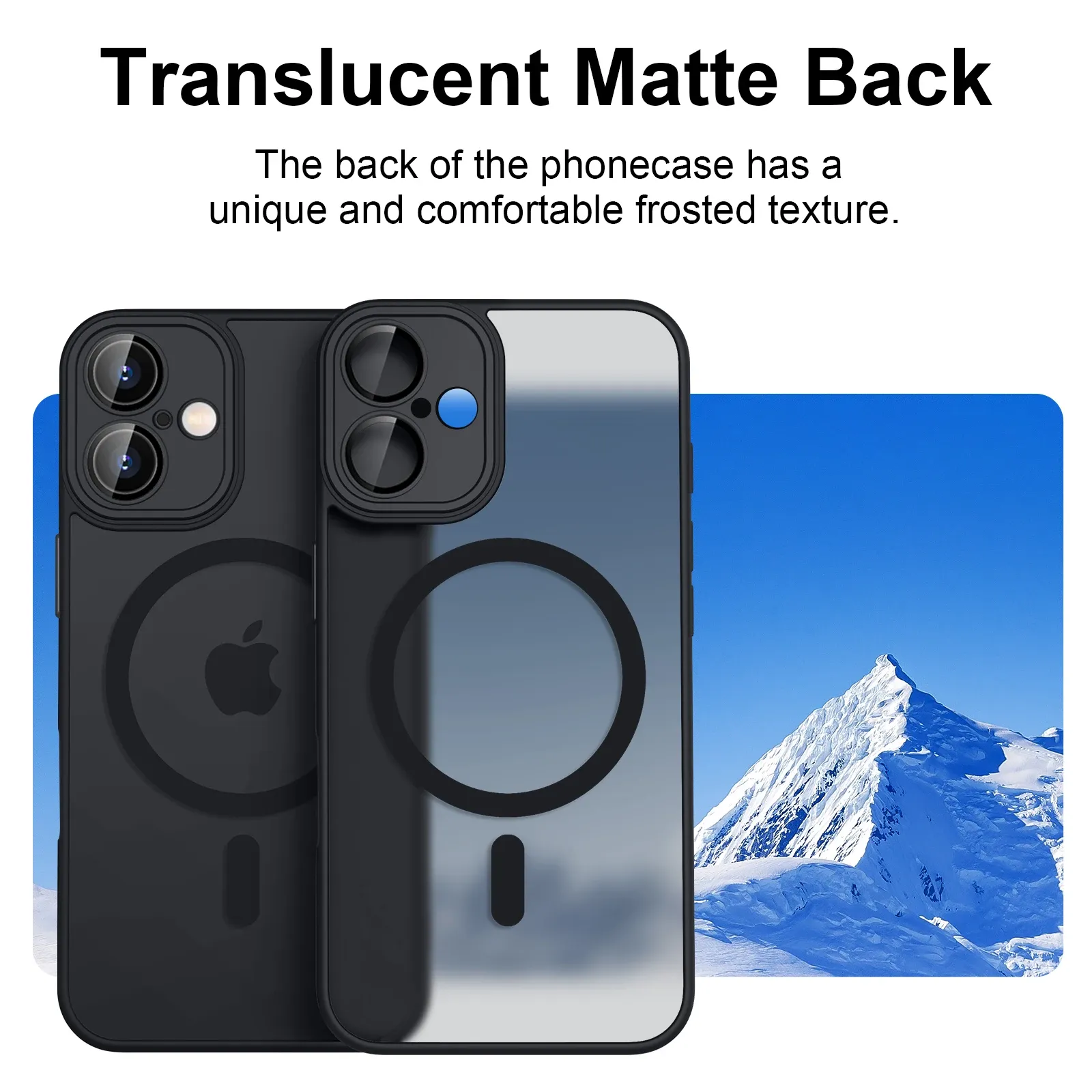 Étui MagSafe installé sur iPhone