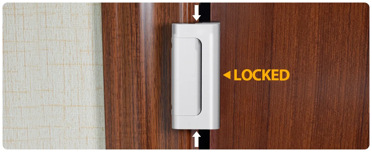 Serrure de porte de sécurité, installation