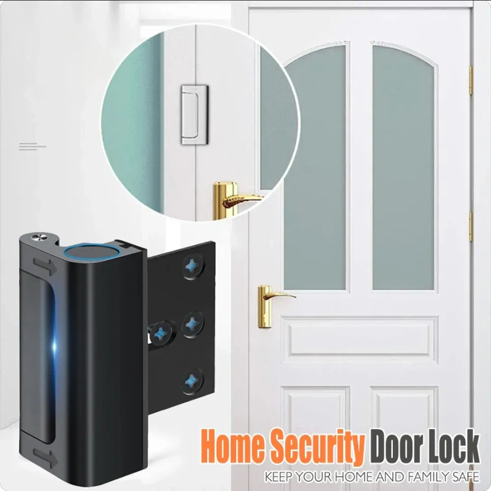 Serrure de porte de sécurité, détail du verrou