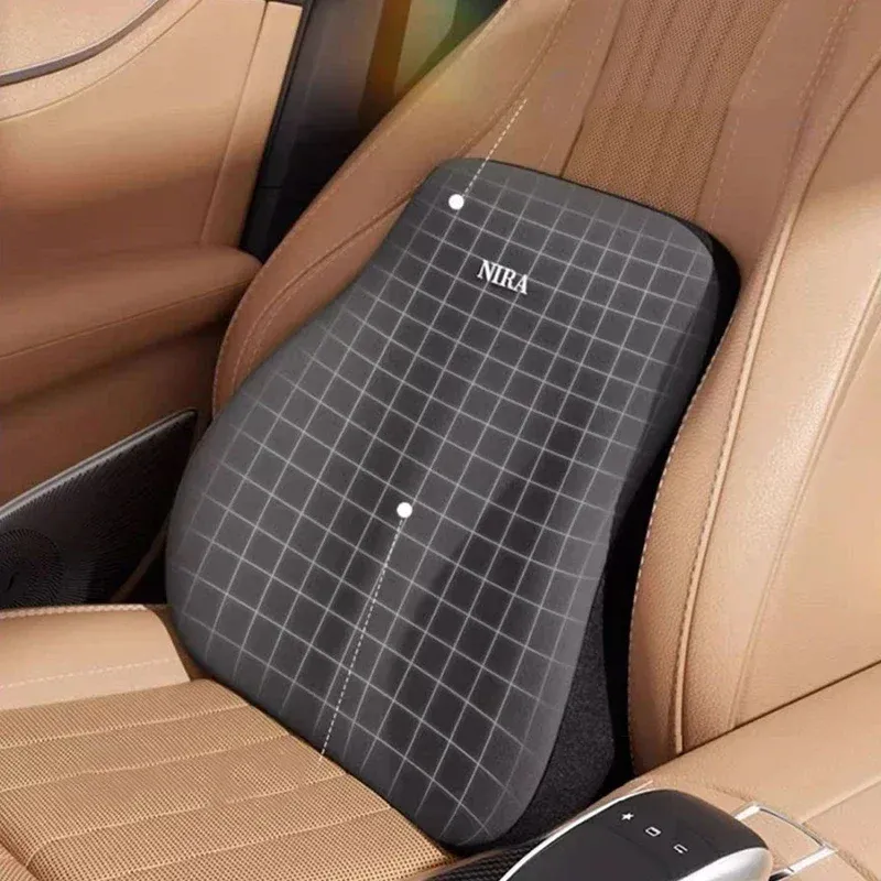 Coussin d'appui-tête et lombaire universel en mousse à mémoire de forme pour voiture 5