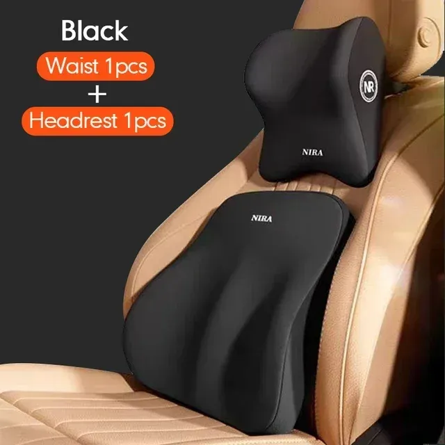 Coussin d'appui-tête et lombaire universel en mousse à mémoire de forme pour voiture 8