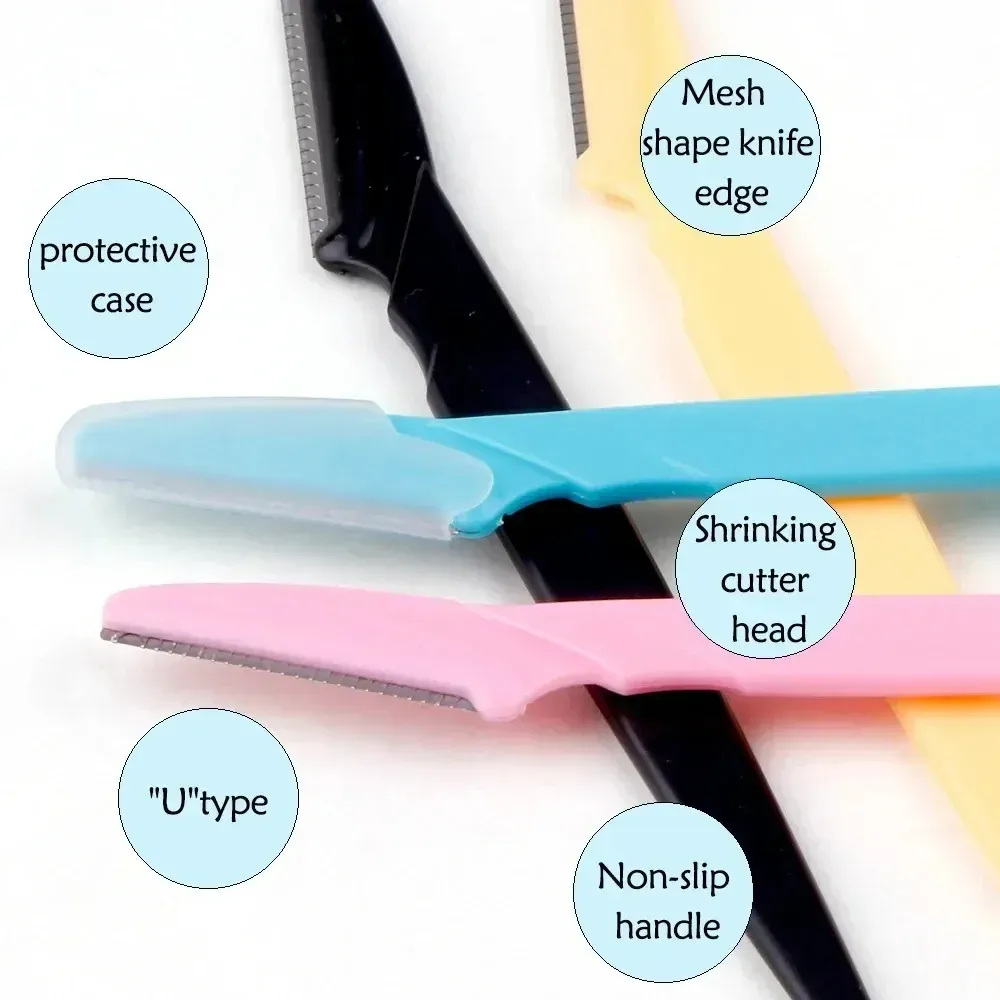 Rasoir à sourcils en détail