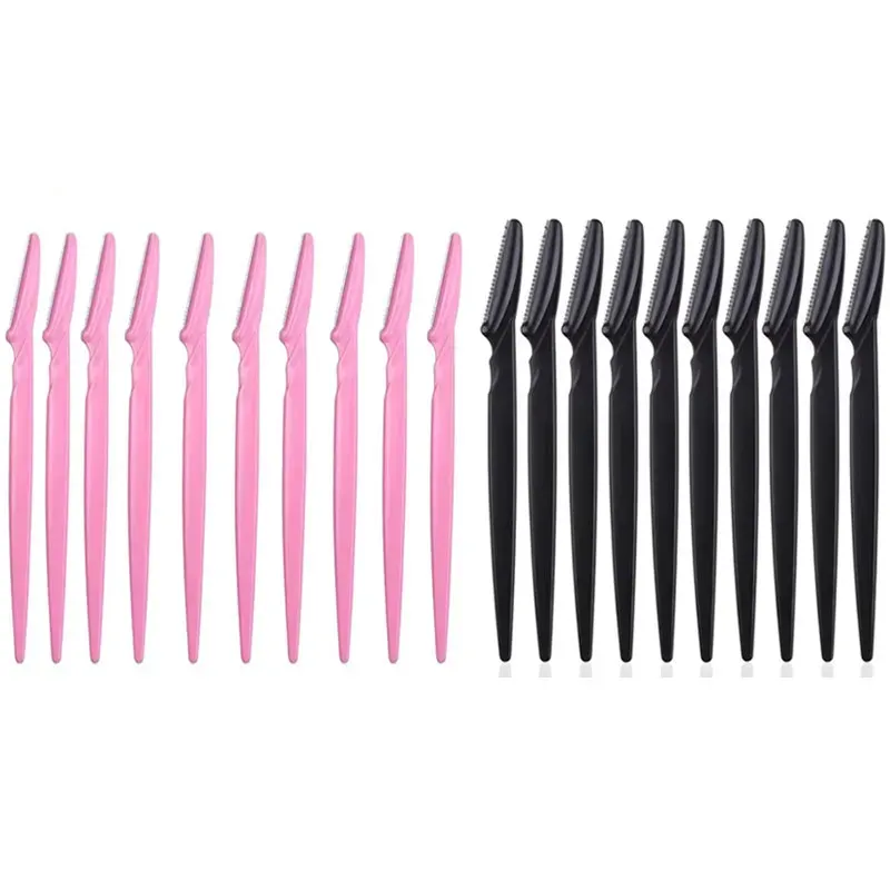 Lot de 5 ou 20 rasoirs portables pour sourcils 15