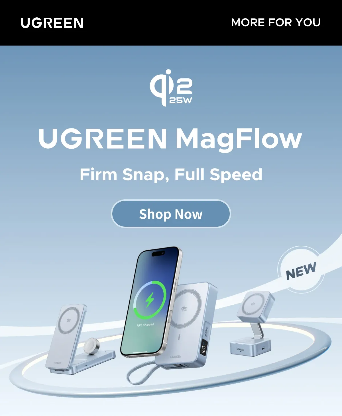 Coque magnétique UGREEN pour iPhone 18 et 17 Pro