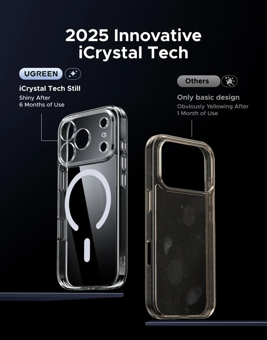 Technologie iCrystal, transparence durable