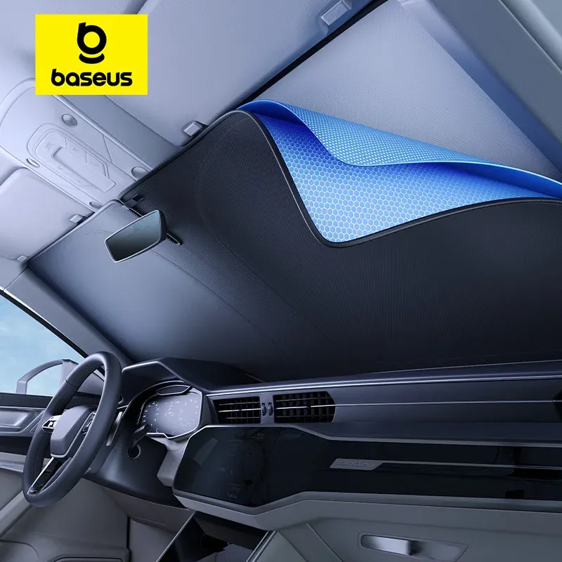 Baseus DT1 – Pare-soleil pliable pour pare-brise avant de voiture, protection UV pour l'été
