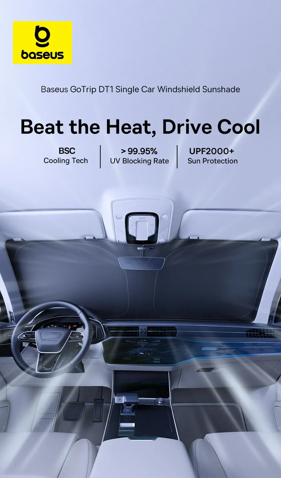 Baseus DT1 pare-soleil de voiture pliable