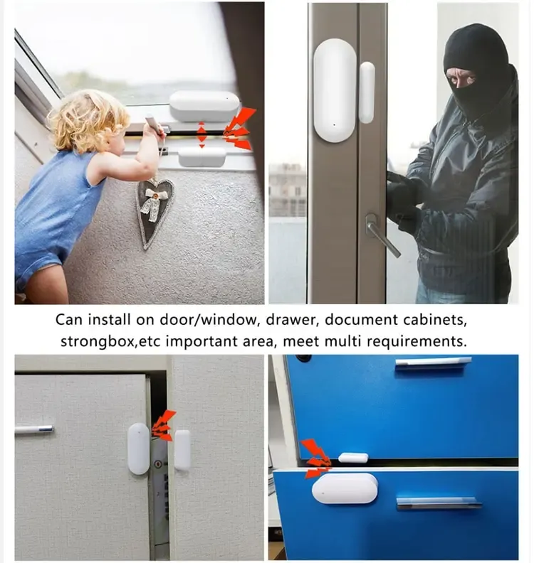 Capteur de porte Tuya Smart pour la maison