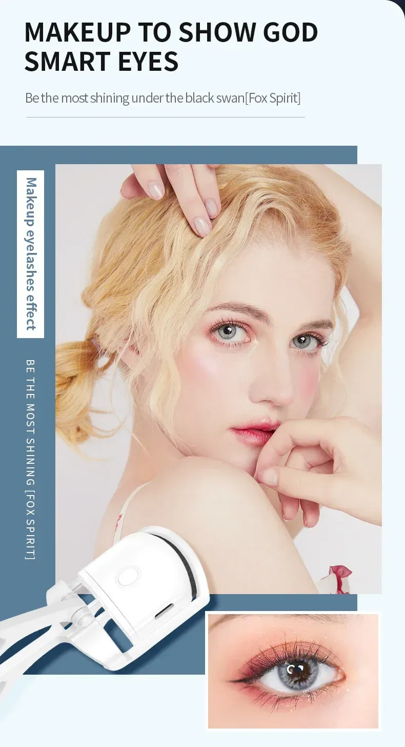 Design du recourbe-cils chauffant