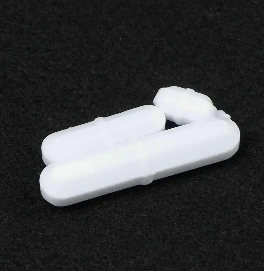 Barreau magnétique, longueur 6/10/15/20/25/28/30/35/40/45/50/60/70/100 mm, agitateur magnétique de laboratoire revêtu de PTFE, lot de 2 4