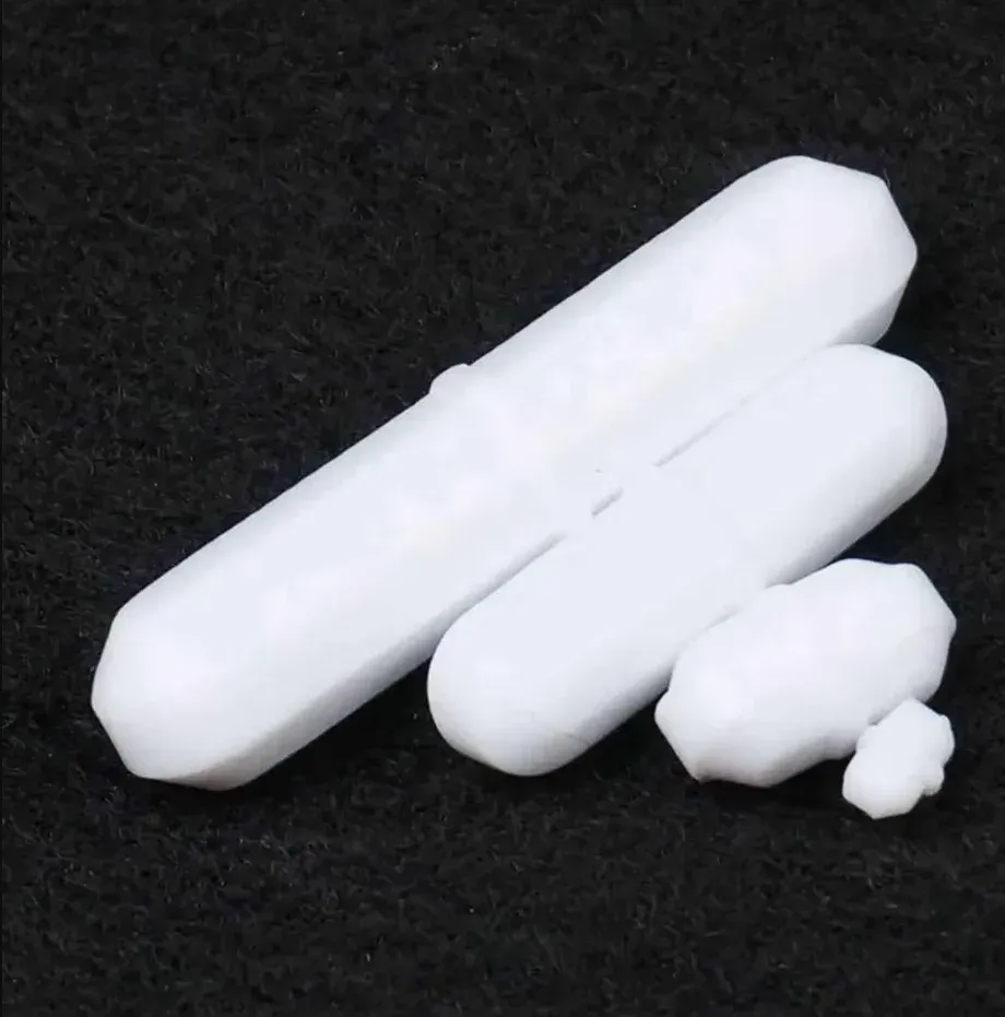 Barreau magnétique, longueur 6/10/15/20/25/28/30/35/40/45/50/60/70/100 mm, agitateur magnétique de laboratoire revêtu de PTFE, lot de 2 5