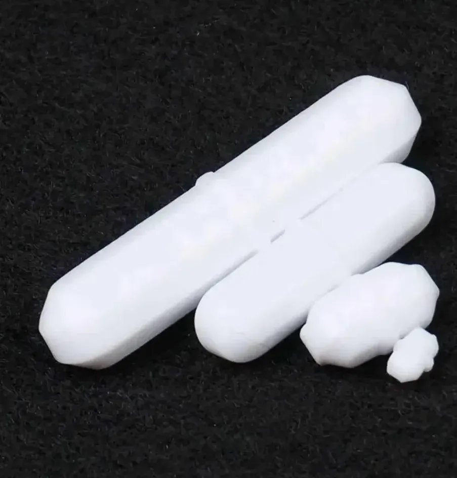 Barreau magnétique, longueur 6/10/15/20/25/28/30/35/40/45/50/60/70/100 mm, agitateur magnétique de laboratoire revêtu de PTFE, lot de 2 6