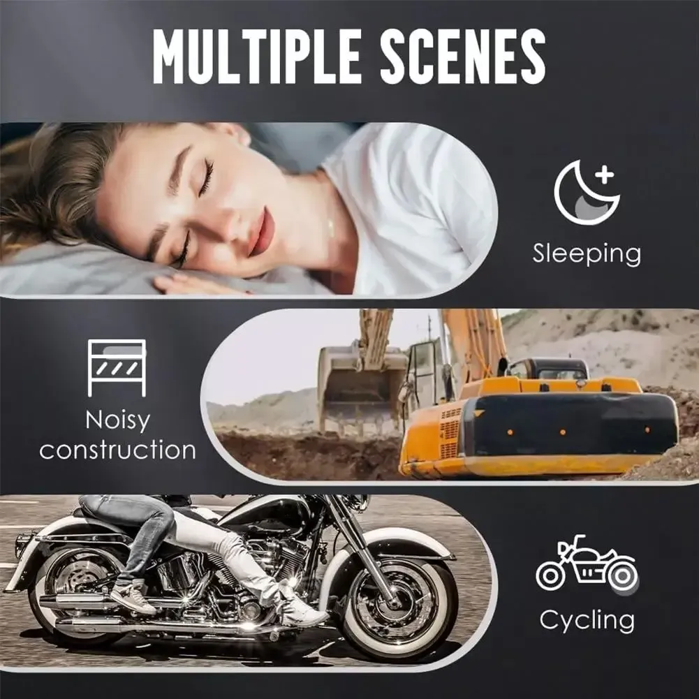 Bouchons d'oreilles anti-bruit pour moto, vue 13