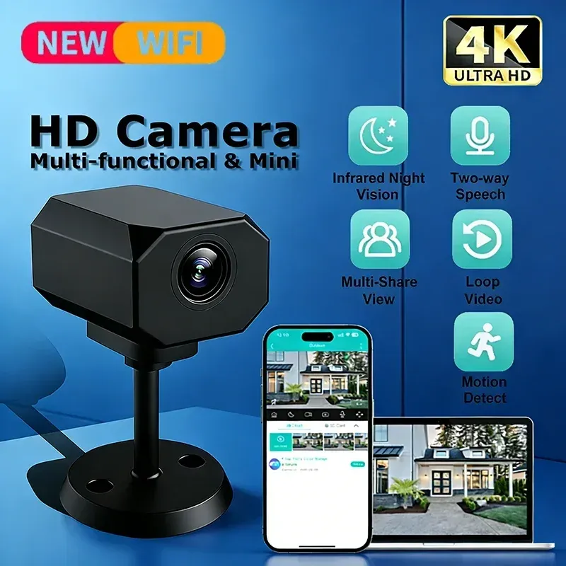 Mini caméra Lenovo 4K HD