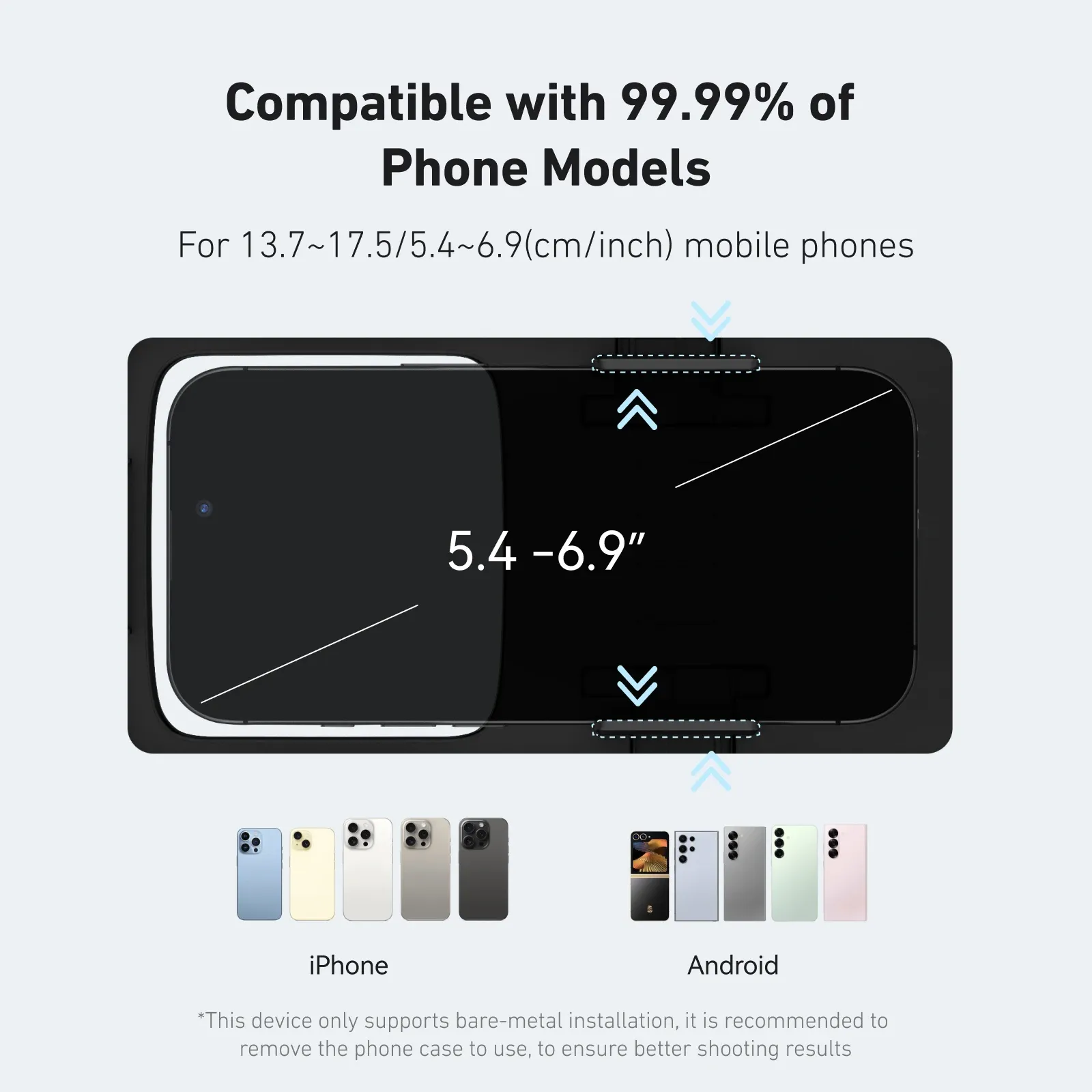 TELESIN Coque étanche universelle pour smartphone, boîtier de plongée avec poignée de stabilisation et télécommande 2