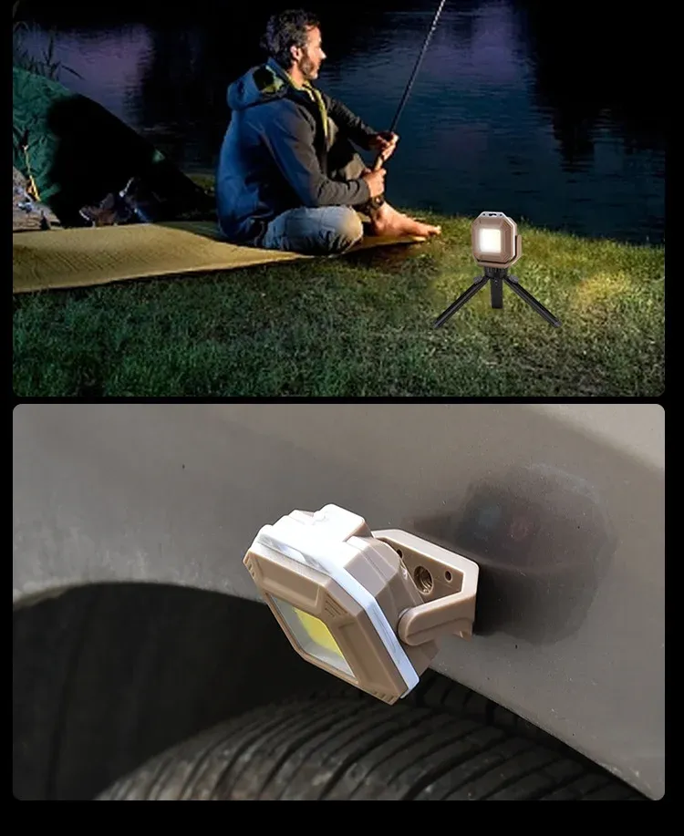 Indicateur de batterie et modes d'éclairage