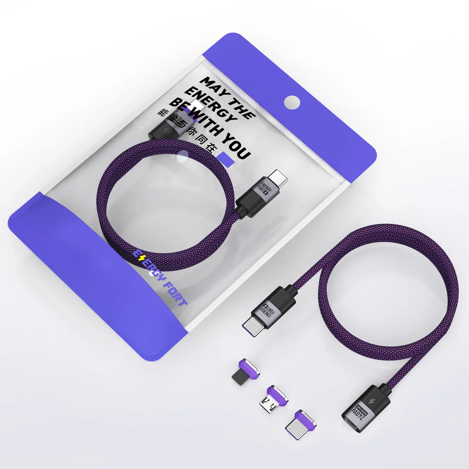 Emballage du câble de charge magnétique