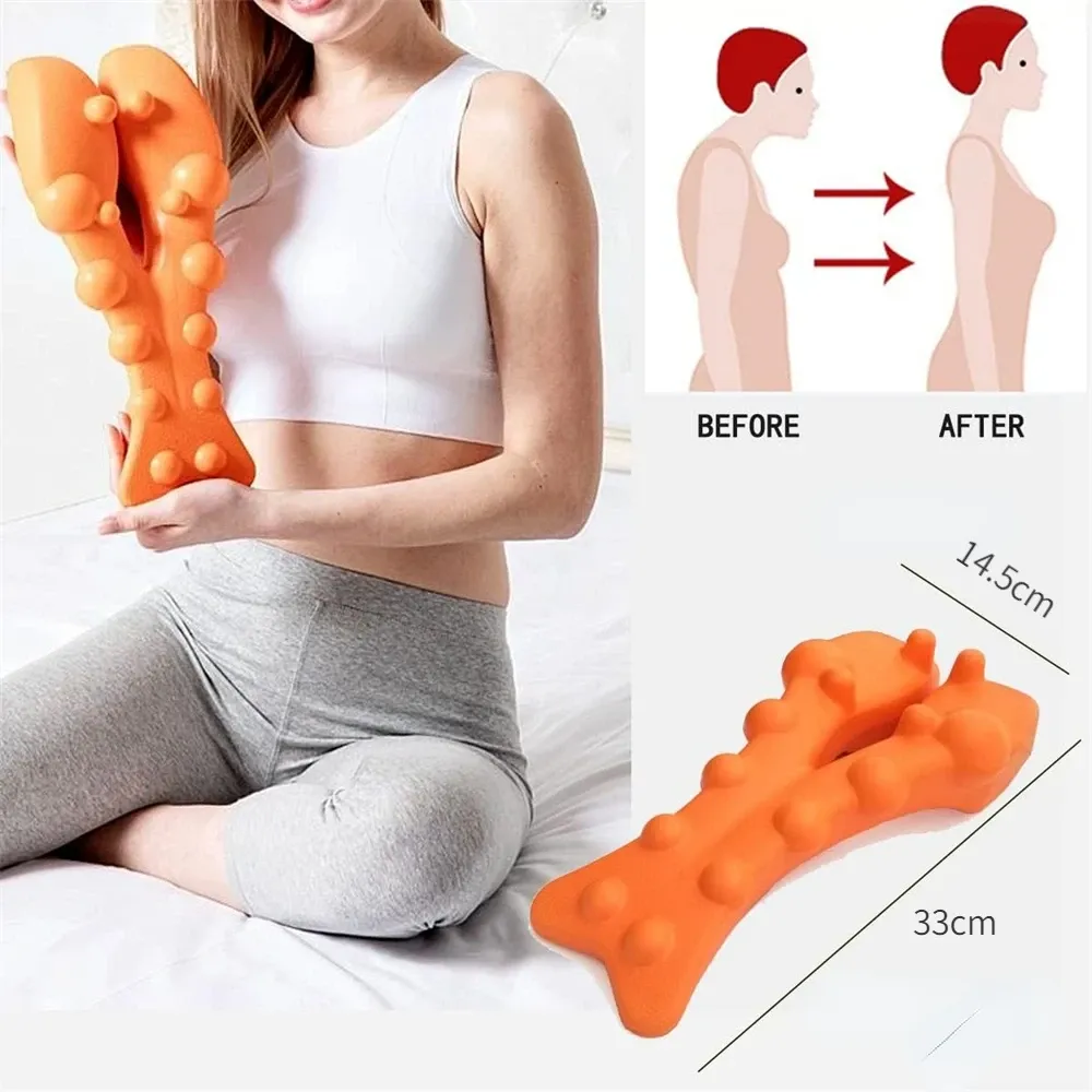 Appareil de traction cervicale et masseur de cou pour vertèbres cervicales, civière d'épaule et masseur de points de déclenchement, dispositif d'acupression pour la nuque 5