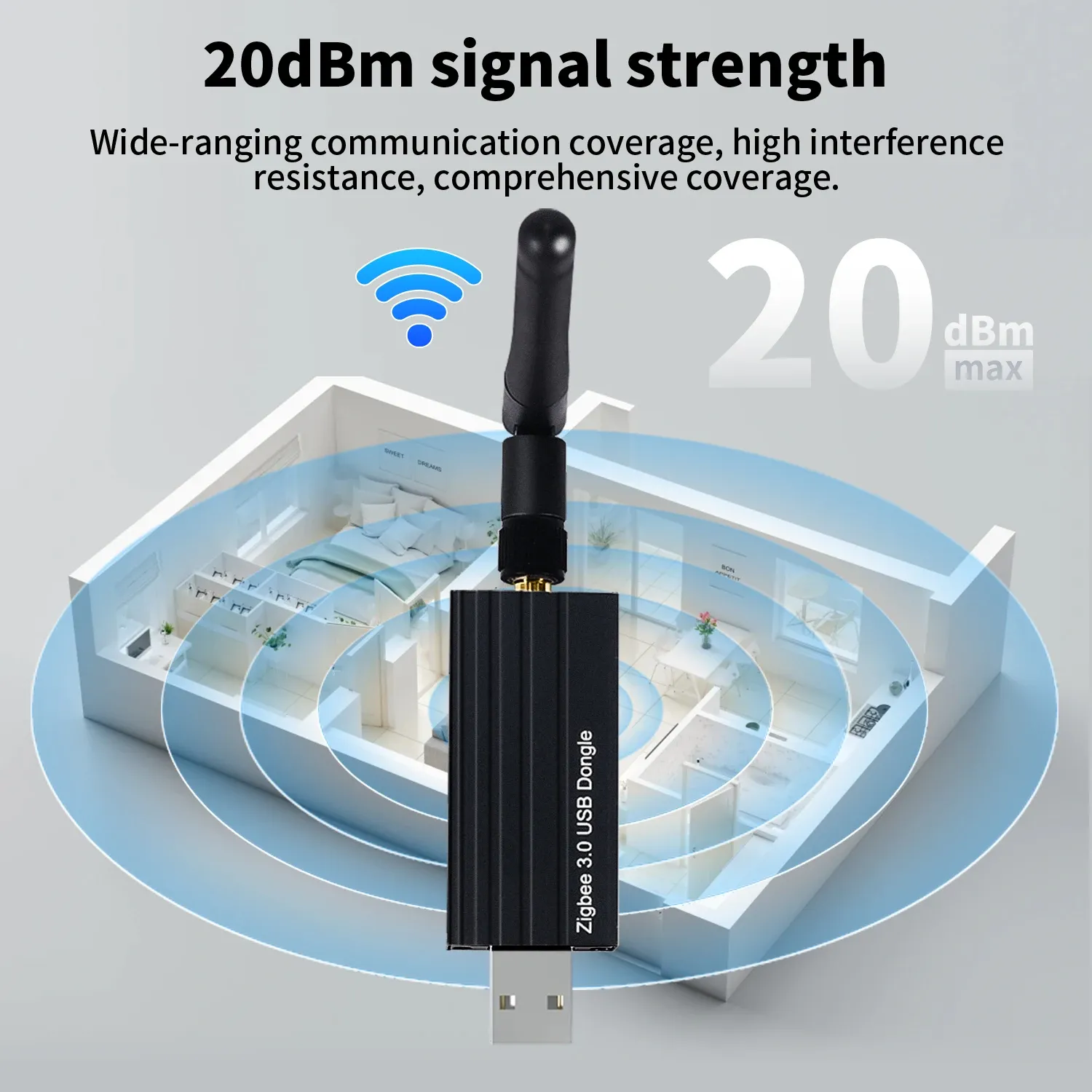 Design de la clé USB Zigbee 3.0 Plus