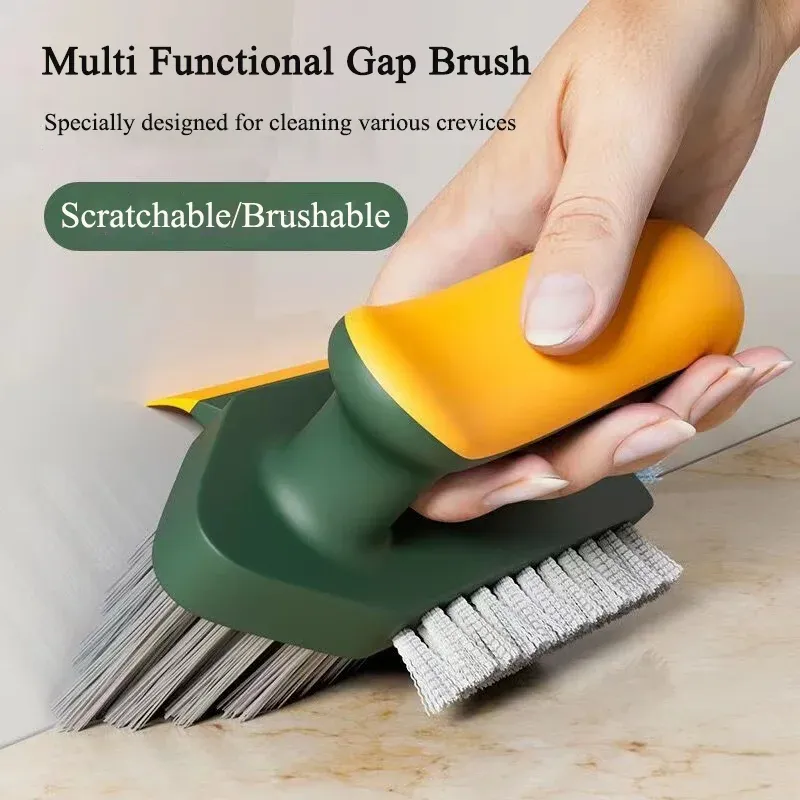 Brosse de nettoyage 4 en 1 en forme de V pour la cuisine, carrelage et vitres 2