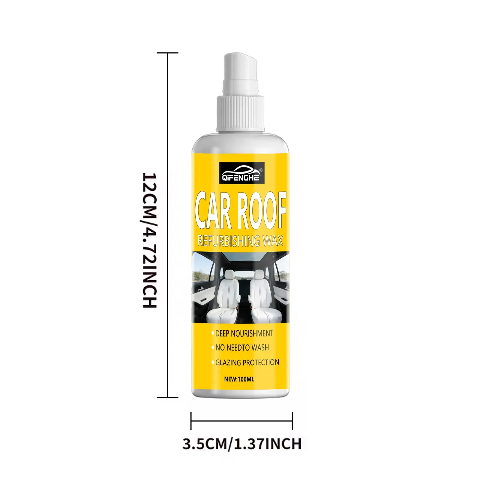 Véhicule entretenu avec le spray intérieur