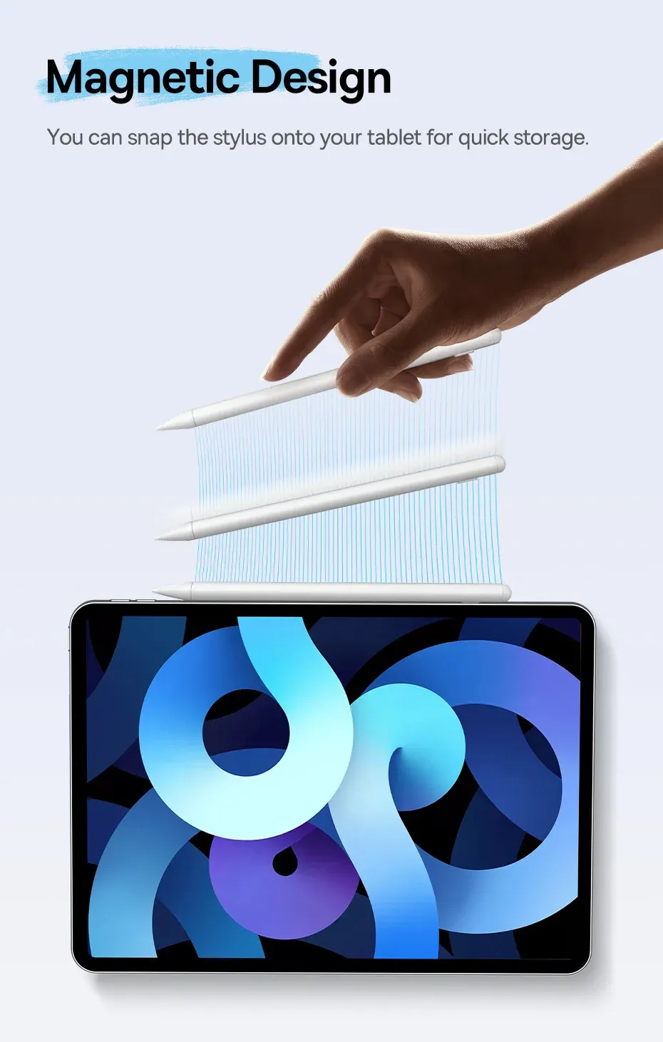 Stylet Lite avec LED pour iPad, pointe de précision